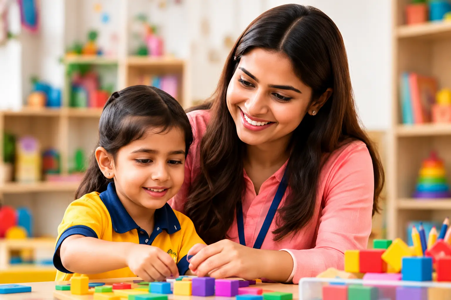 Preschool teacher training classroom